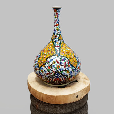 hand made ceramic Illumination teardrop vase 30cm
